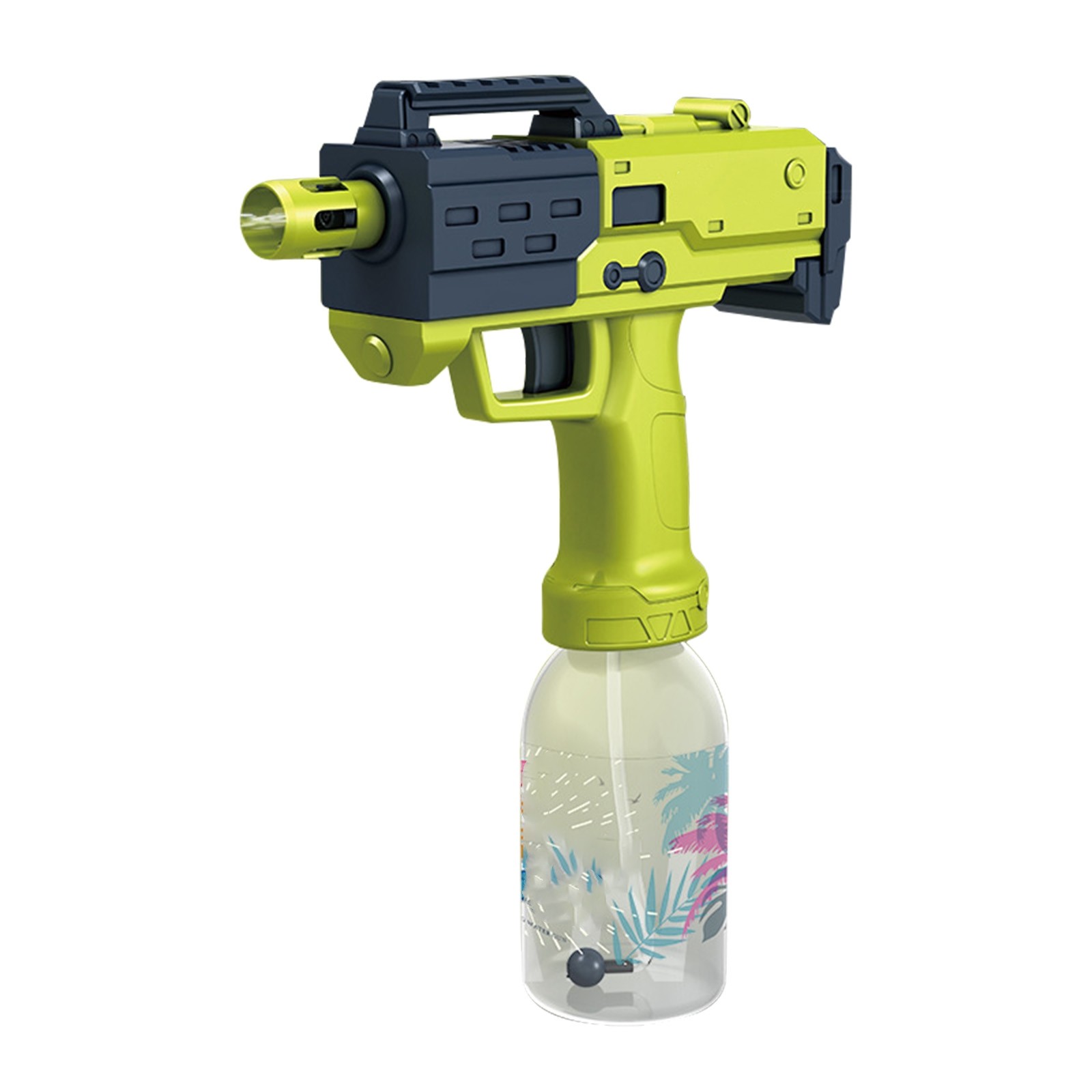 Automatic Water Spray Toy for Kids, Continuous Pressurized Water Shooter with 25-30ft Range, Leakproof ABS Plastic, Battery-Powered Water Gun, 300ML Capacity, Ideal for Outdoor Summer Fun, 4+ Years